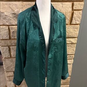 Maryann's Boutique Green Satin Top